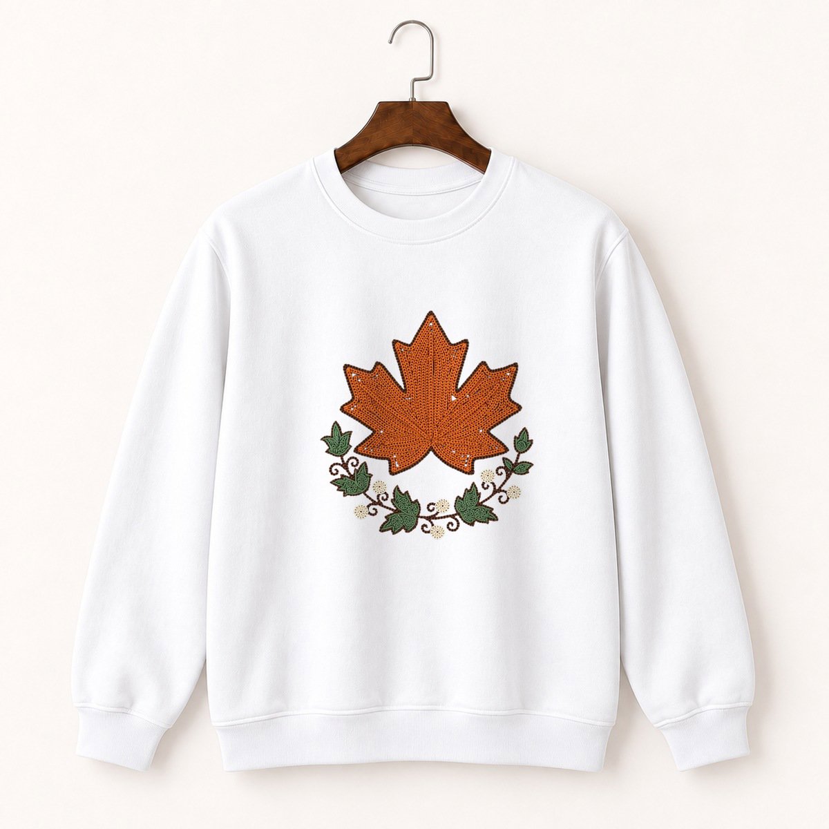 Maple Leaf Crewneck Sweatshirt 5