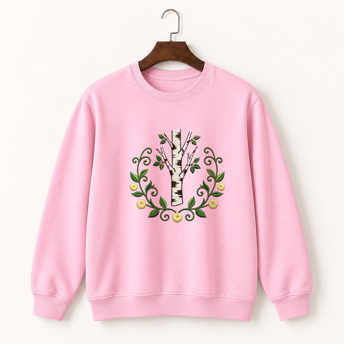 Birch Branch Crewneck Sweatshirt 4