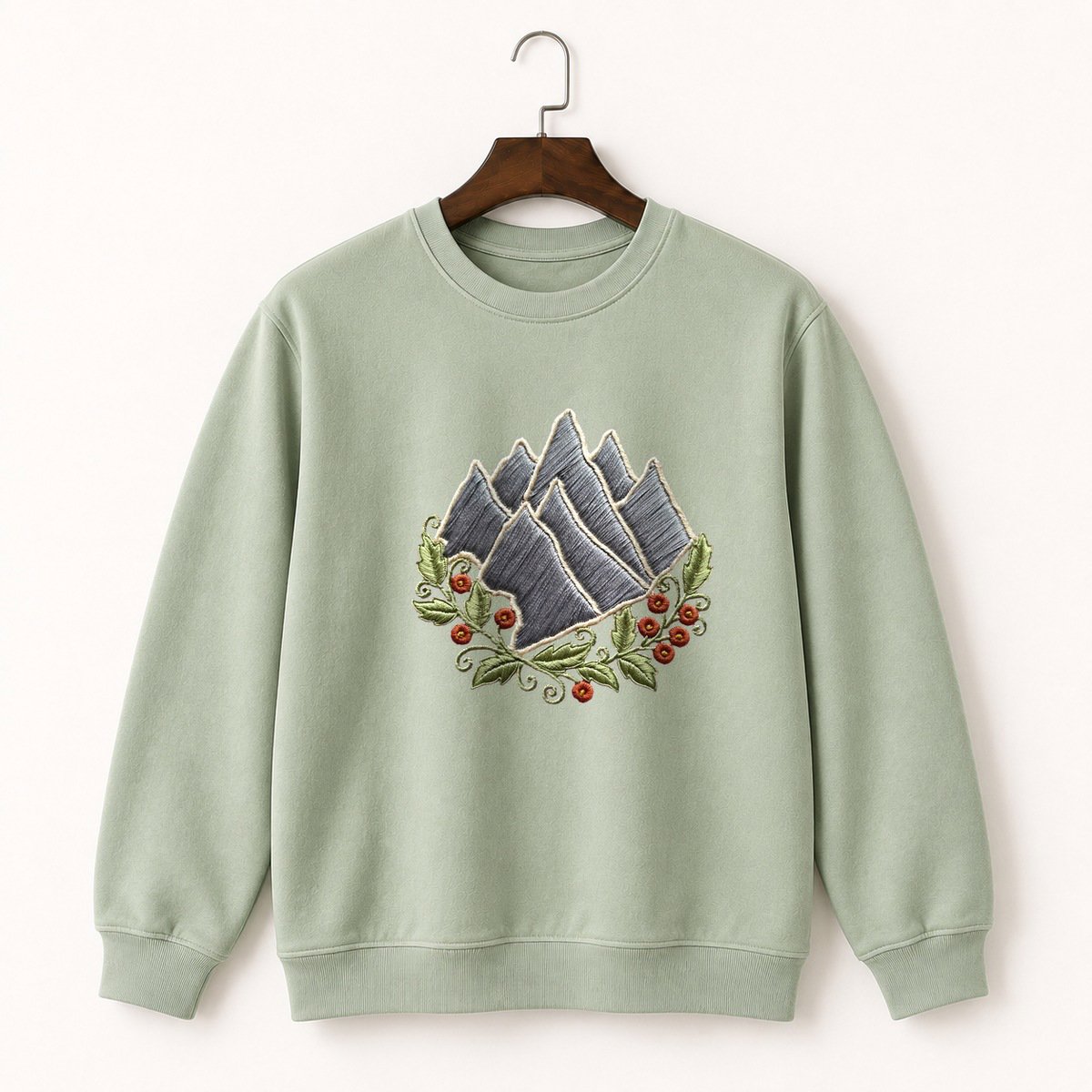 Dolomite Mountains Crewneck Sweatshirt 2
