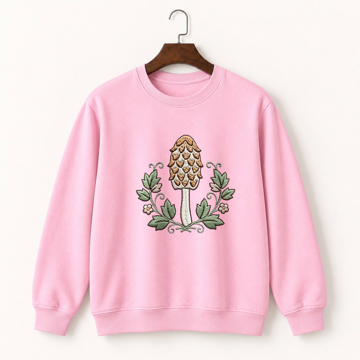 Shaggy Mane Mushroom Crewneck Sweatshirt 4
