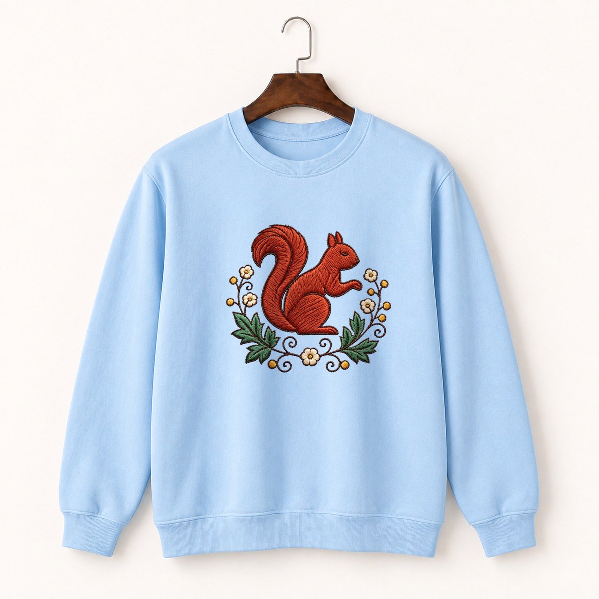 Red Squirrel Crewneck Sweatshirt 1