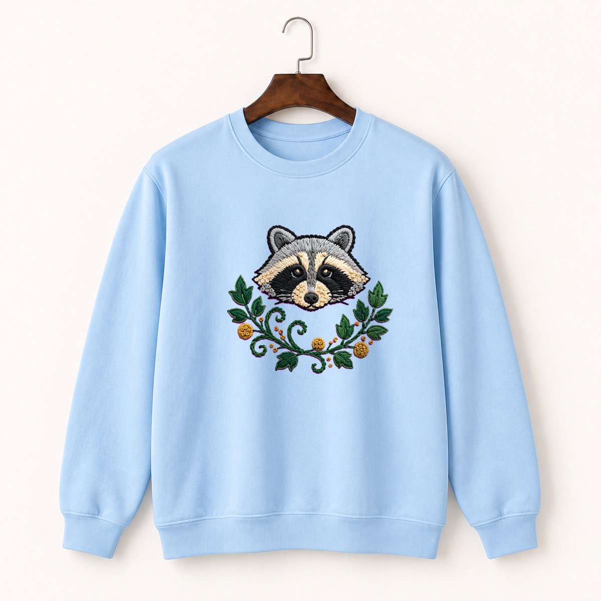 Raccoon Crewneck Sweatshirt 1