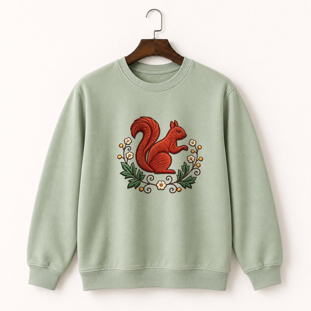Red Squirrel Crewneck Sweatshirt 2