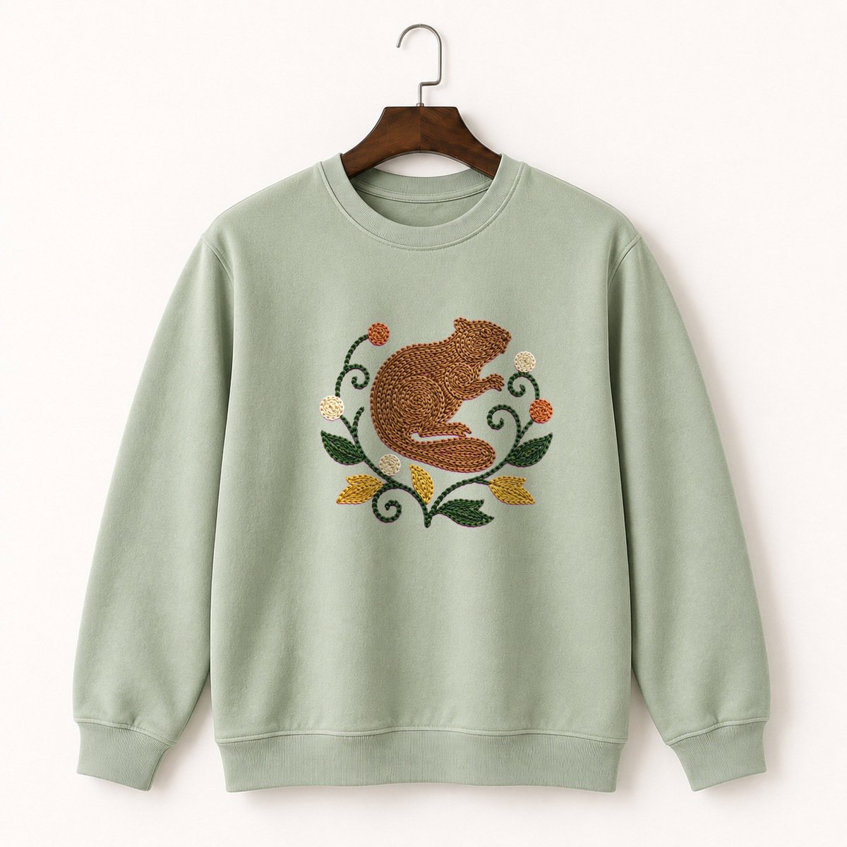 North American Beaver Crewneck Sweatshirt 2