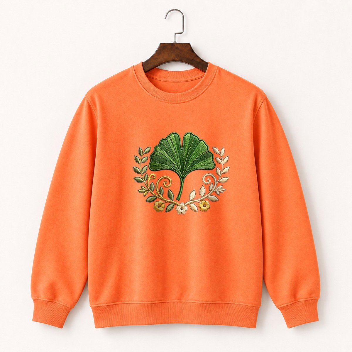 Ginkgo Leaf Crewneck Sweatshirt 3