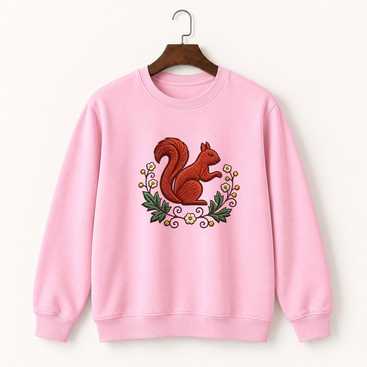 Red Squirrel Crewneck Sweatshirt 4