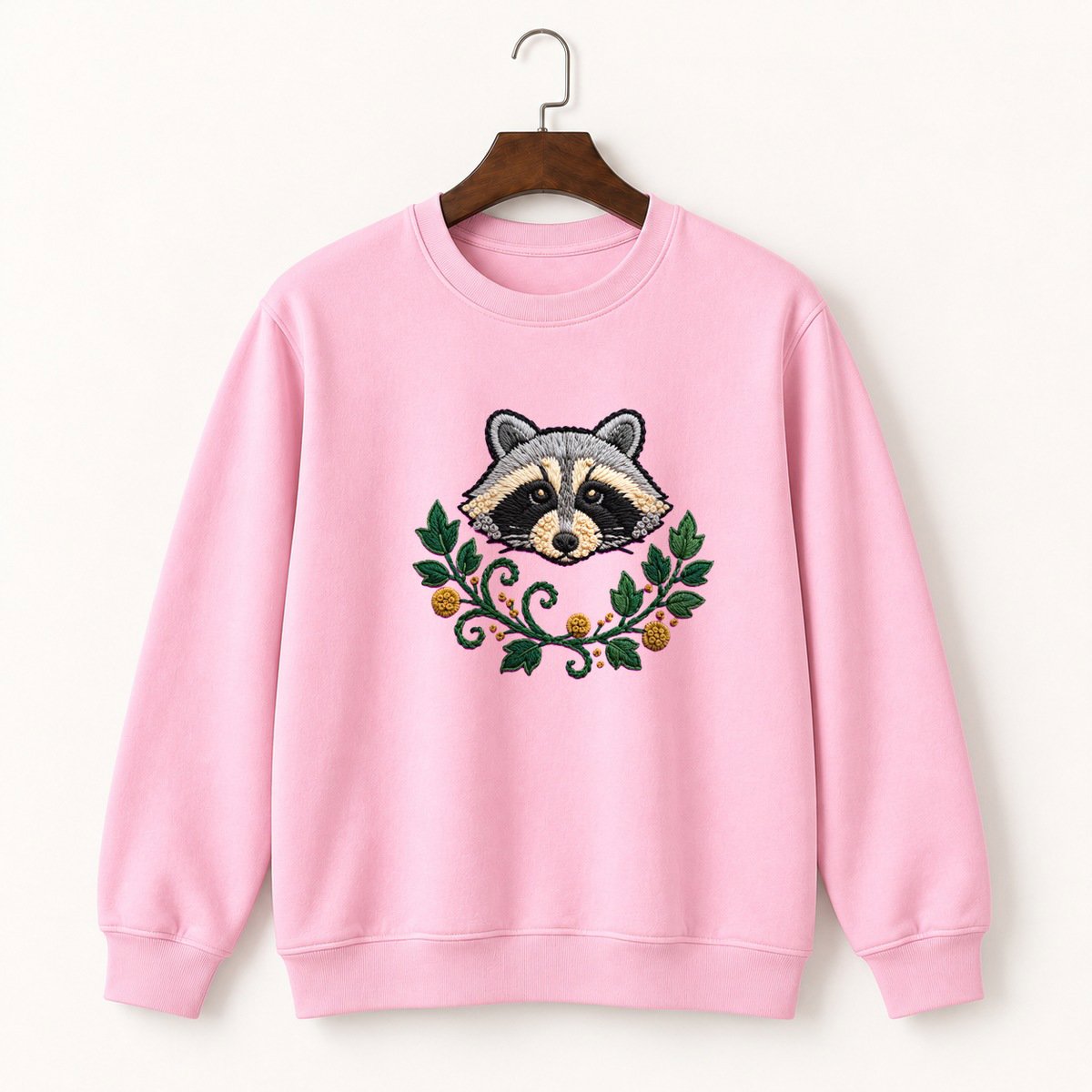 Raccoon Crewneck Sweatshirt 4