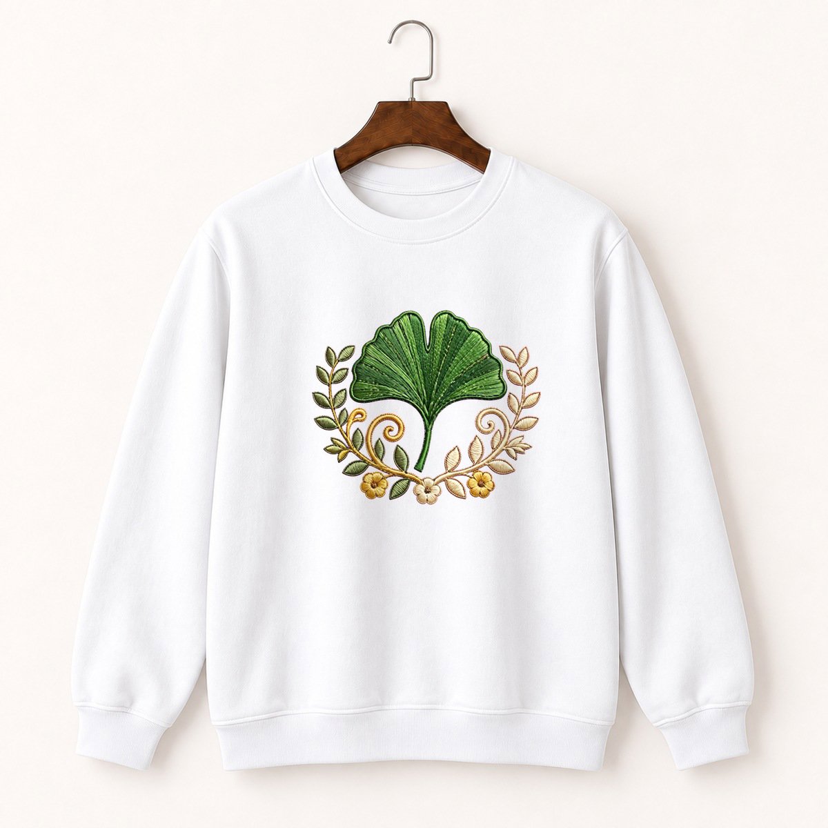 Ginkgo Leaf Crewneck Sweatshirt 5