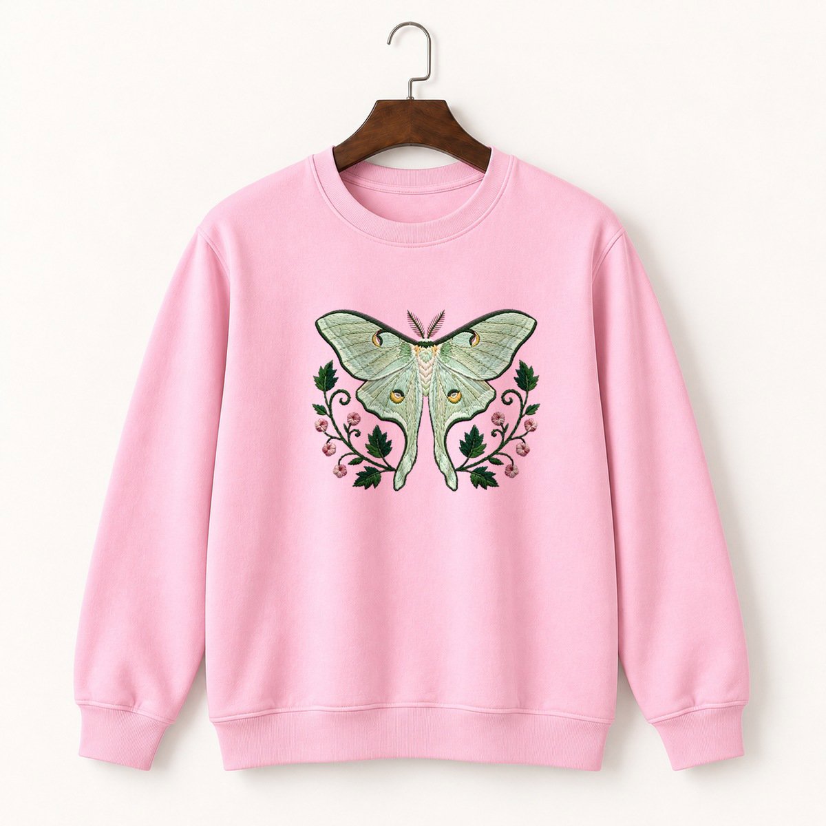 Luna Moth Crewneck Sweatshirt 4
