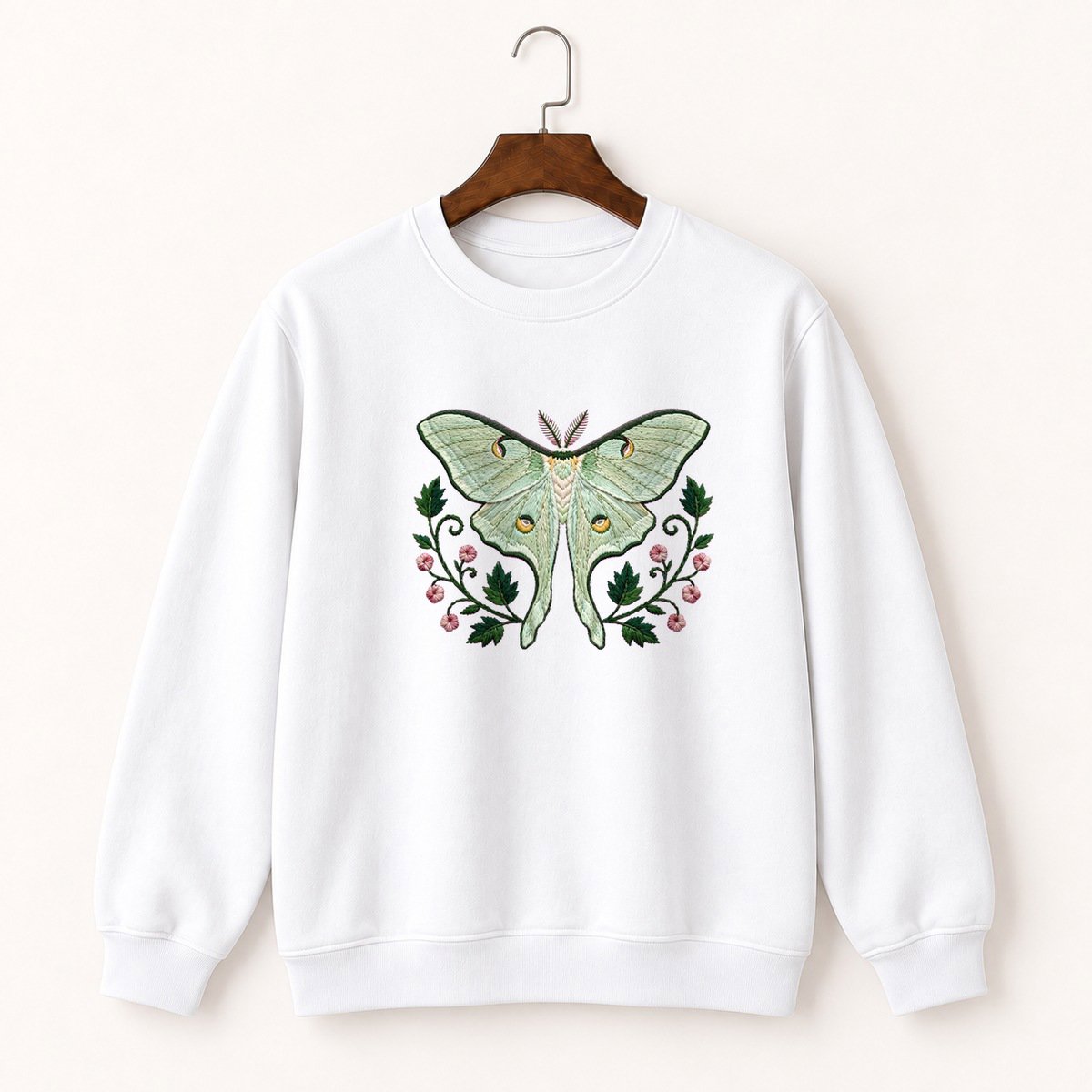 Luna Moth Crewneck Sweatshirt 5