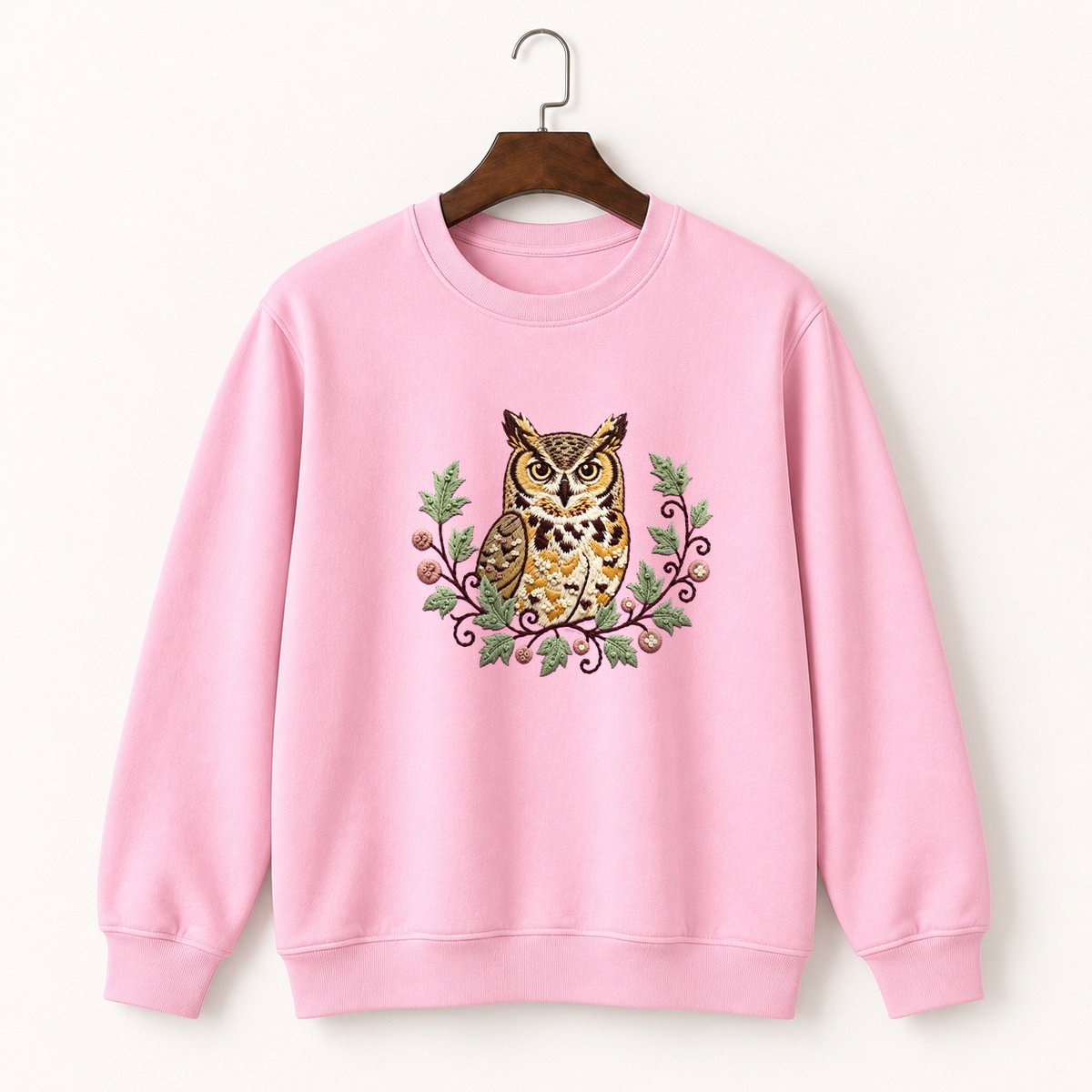 Great Horned Owl Crewneck Sweatshirt 4