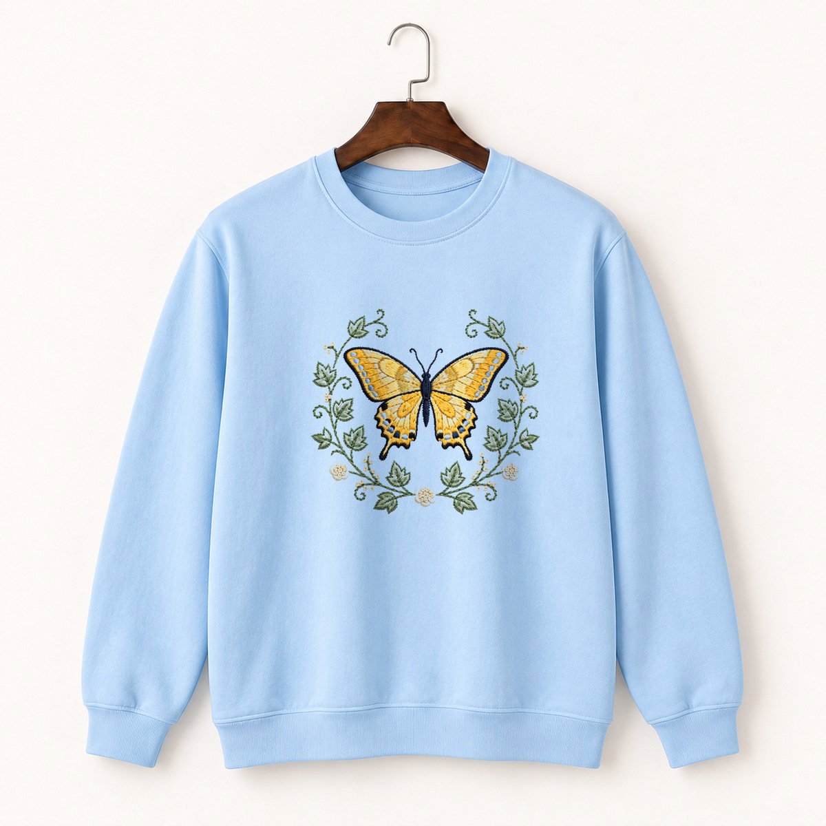 Swallowtail Butterfly Crewneck Sweatshirt 1