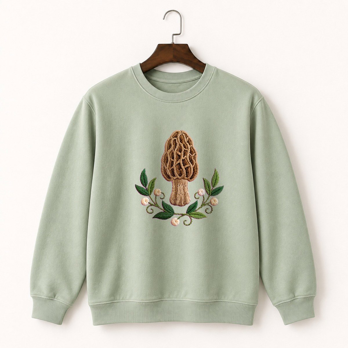 Morel Mushroom Crewneck Sweatshirt 2