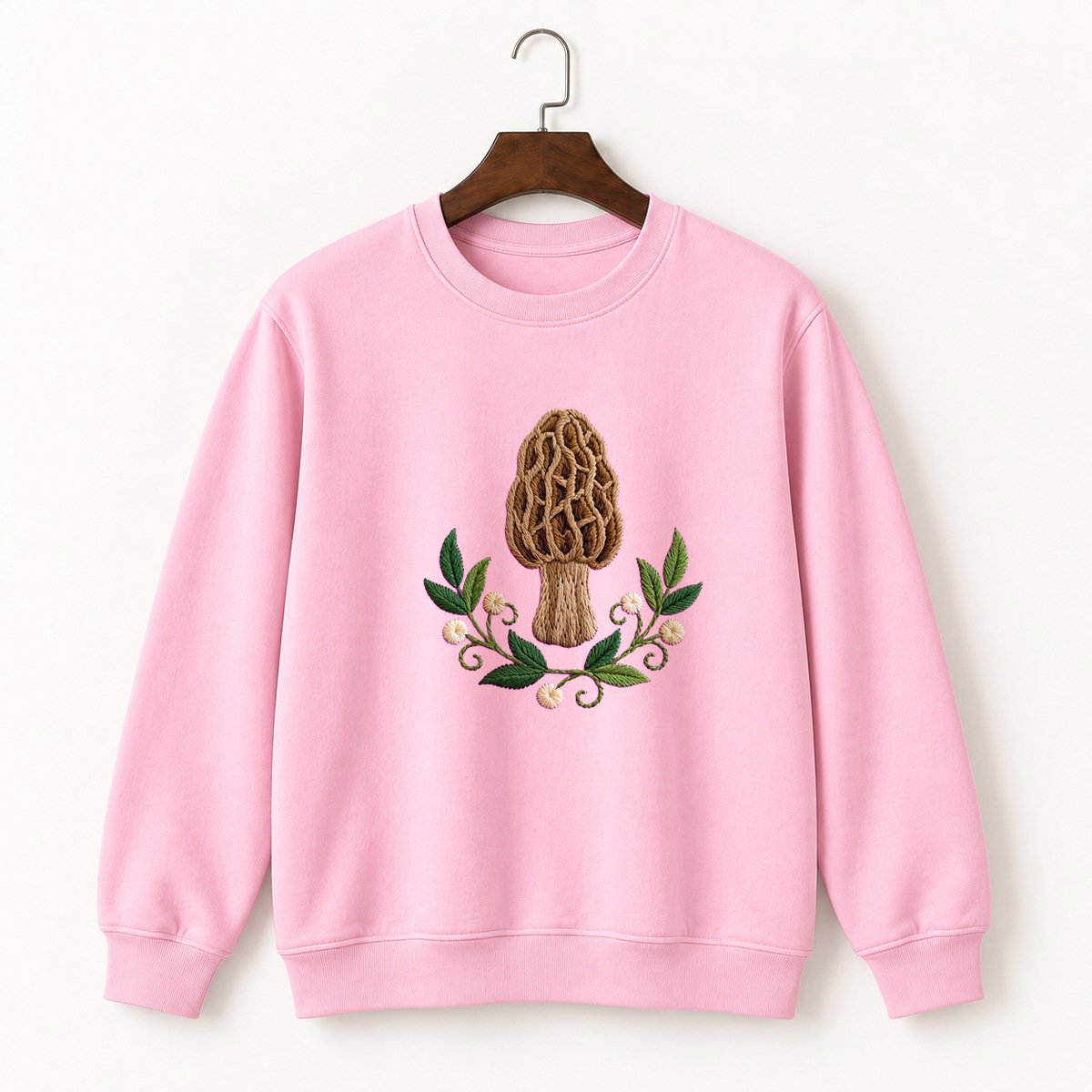 Morel Mushroom Crewneck Sweatshirt 4