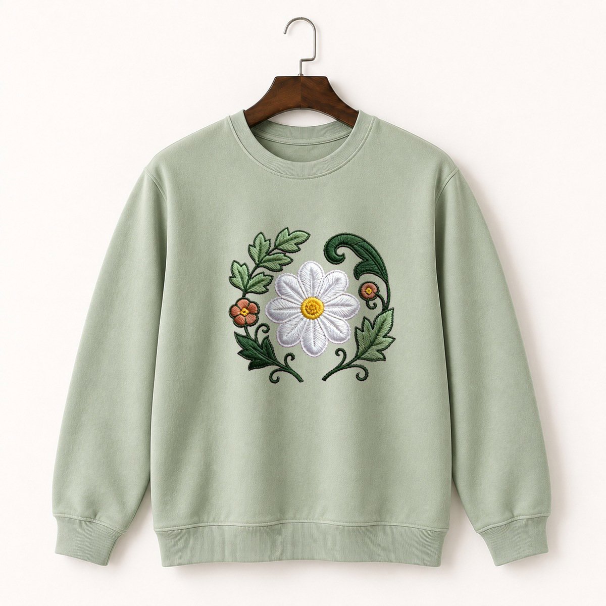 Bloodroot Flower Crewneck Sweatshirt 2