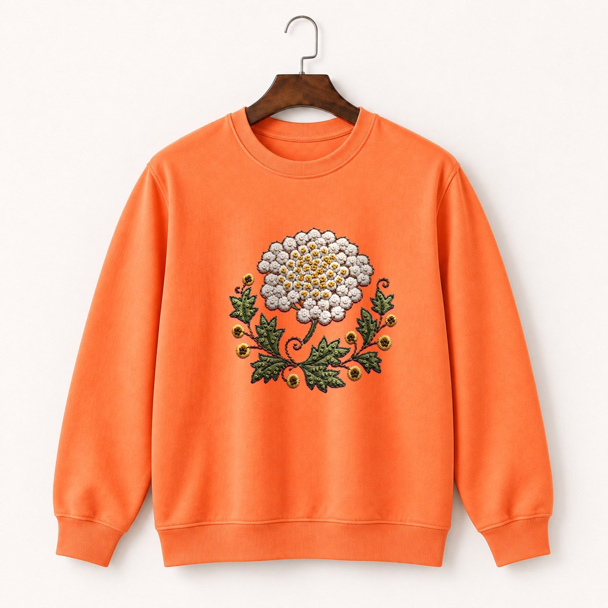 Yarrow Flower Crewneck Sweatshirt 3