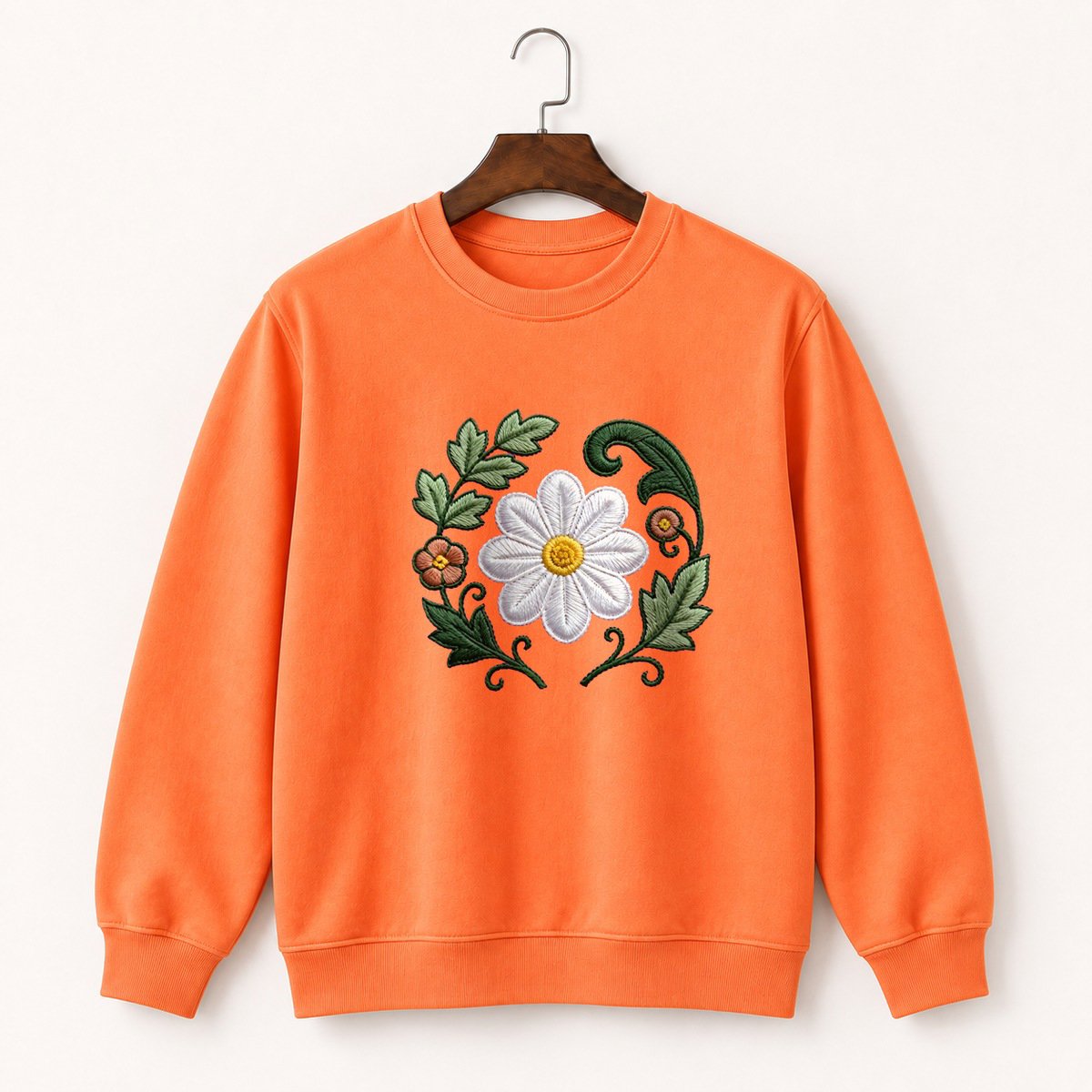 Bloodroot Flower Crewneck Sweatshirt 3