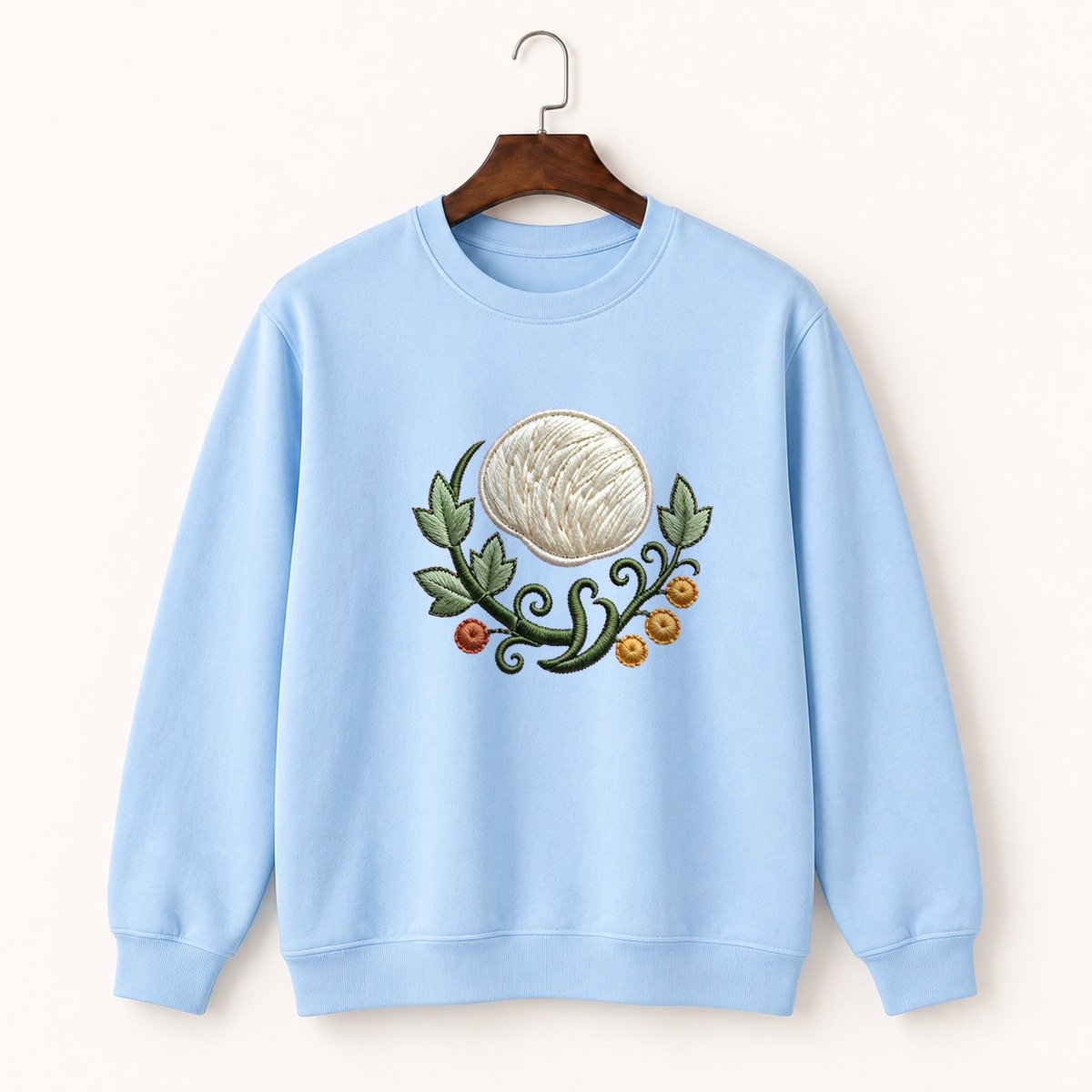 Puffball Mushroom Crewneck Sweatshirt 1