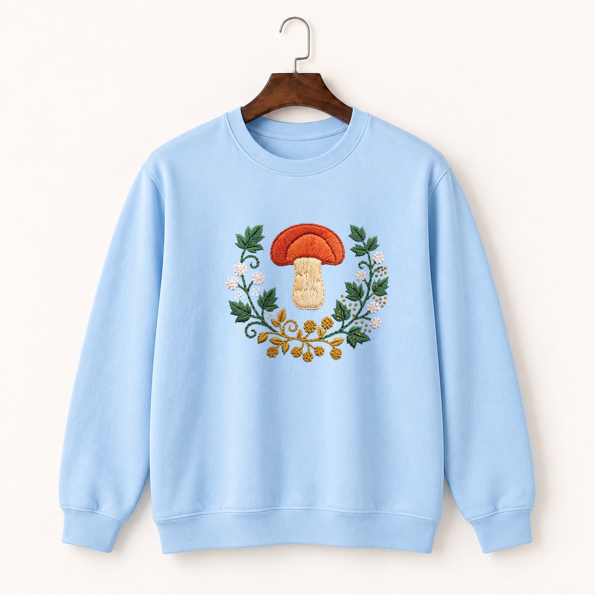 Lobster Mushroom Crewneck Sweatshirt 1