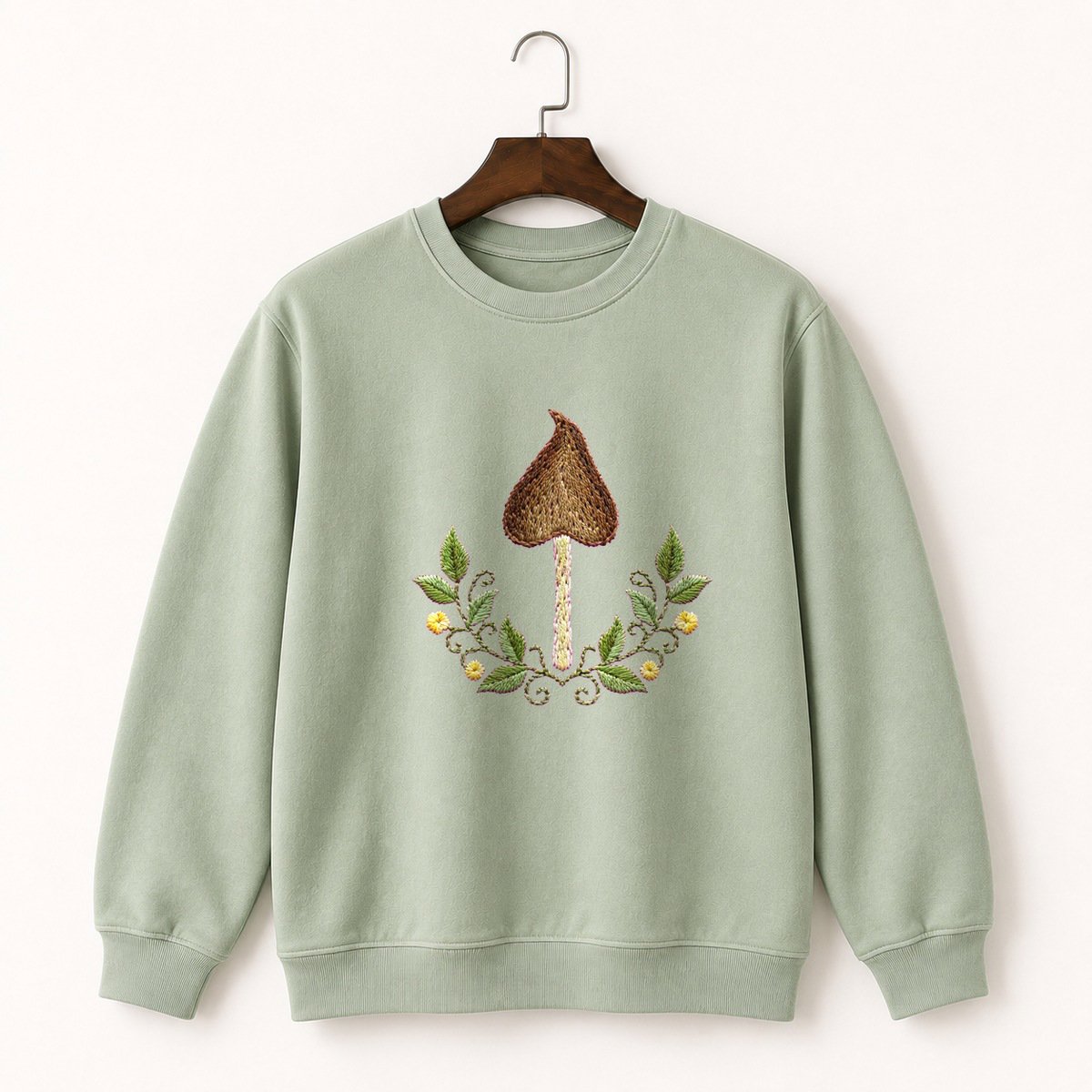 Ink Cap Mushroom Crewneck Sweatshirt 2