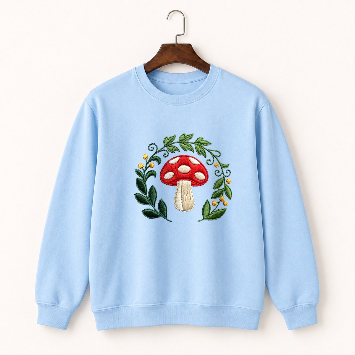 Fly Agaric Mushroom Crewneck Sweatshirt 1