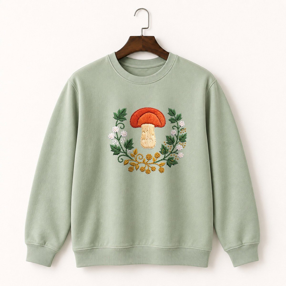 Lobster Mushroom Crewneck Sweatshirt 2