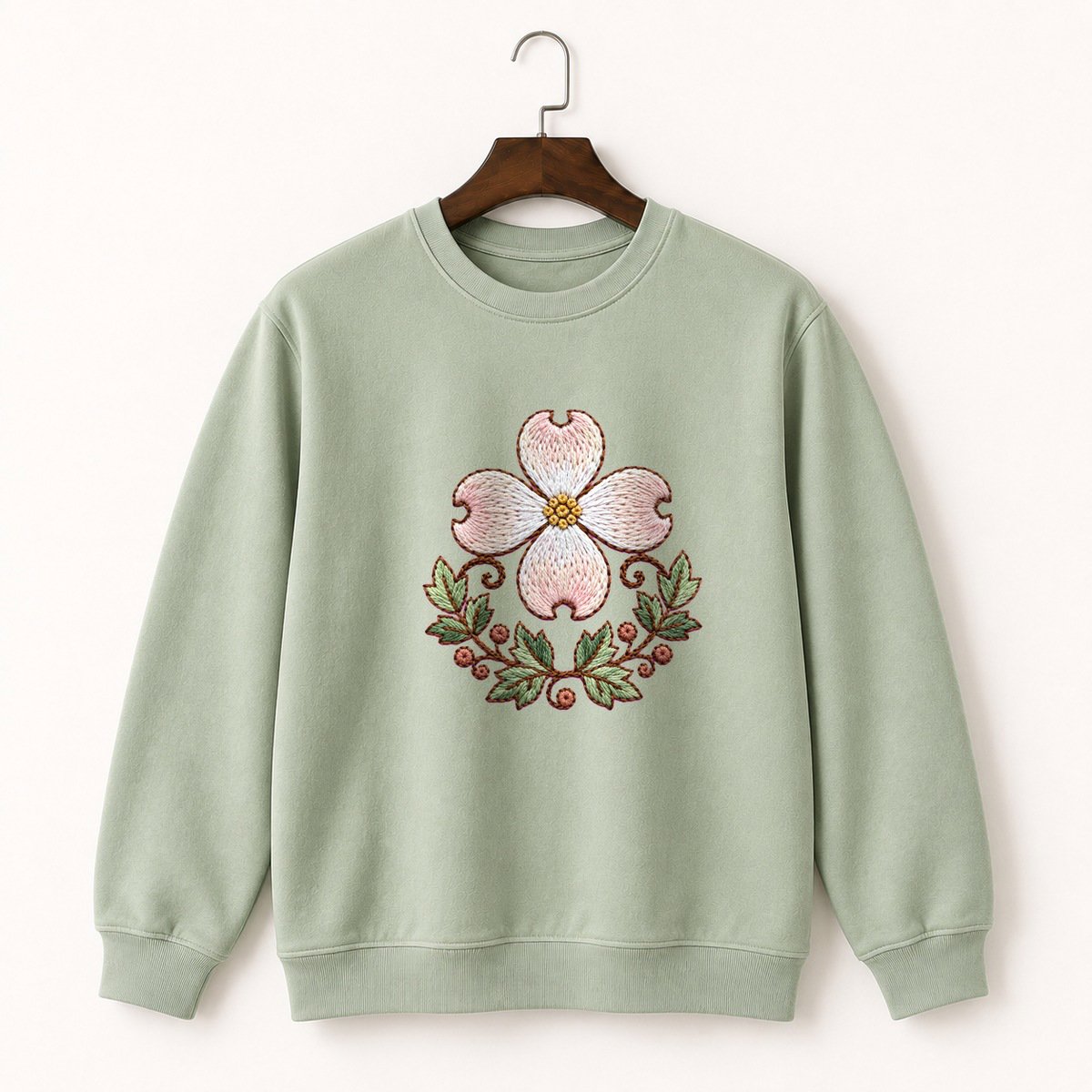 Dogwood Blossom Crewneck Sweatshirt 2