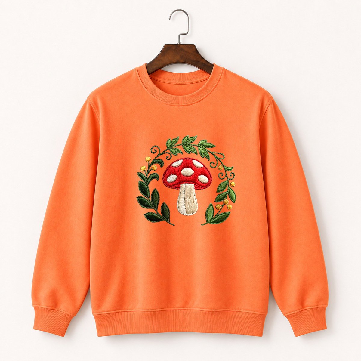 Fly Agaric Mushroom Crewneck Sweatshirt 3