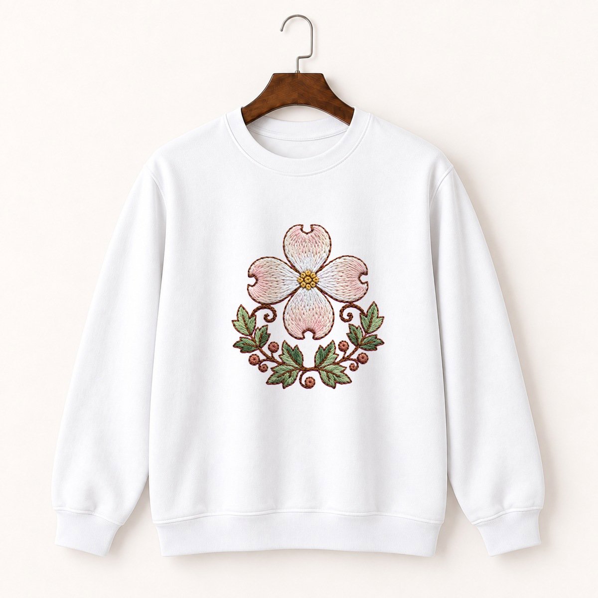 Dogwood Blossom Crewneck Sweatshirt 5