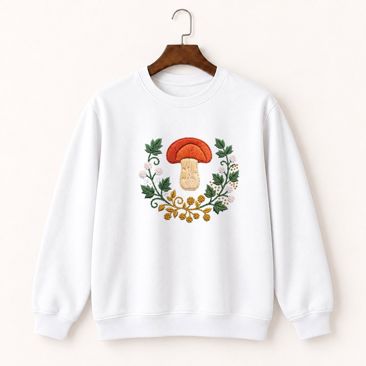 Lobster Mushroom Crewneck Sweatshirt 5