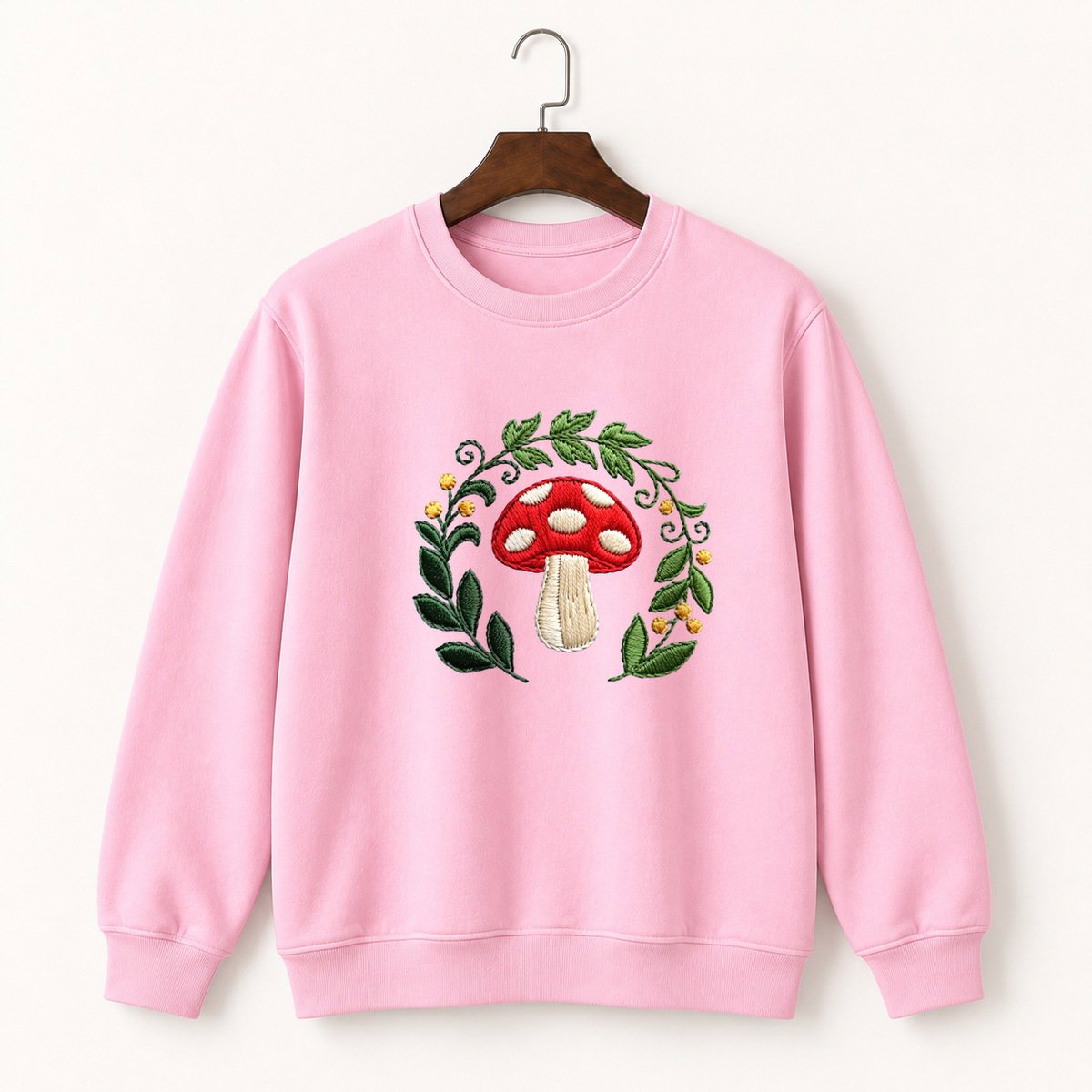 Fly Agaric Mushroom Crewneck Sweatshirt 4