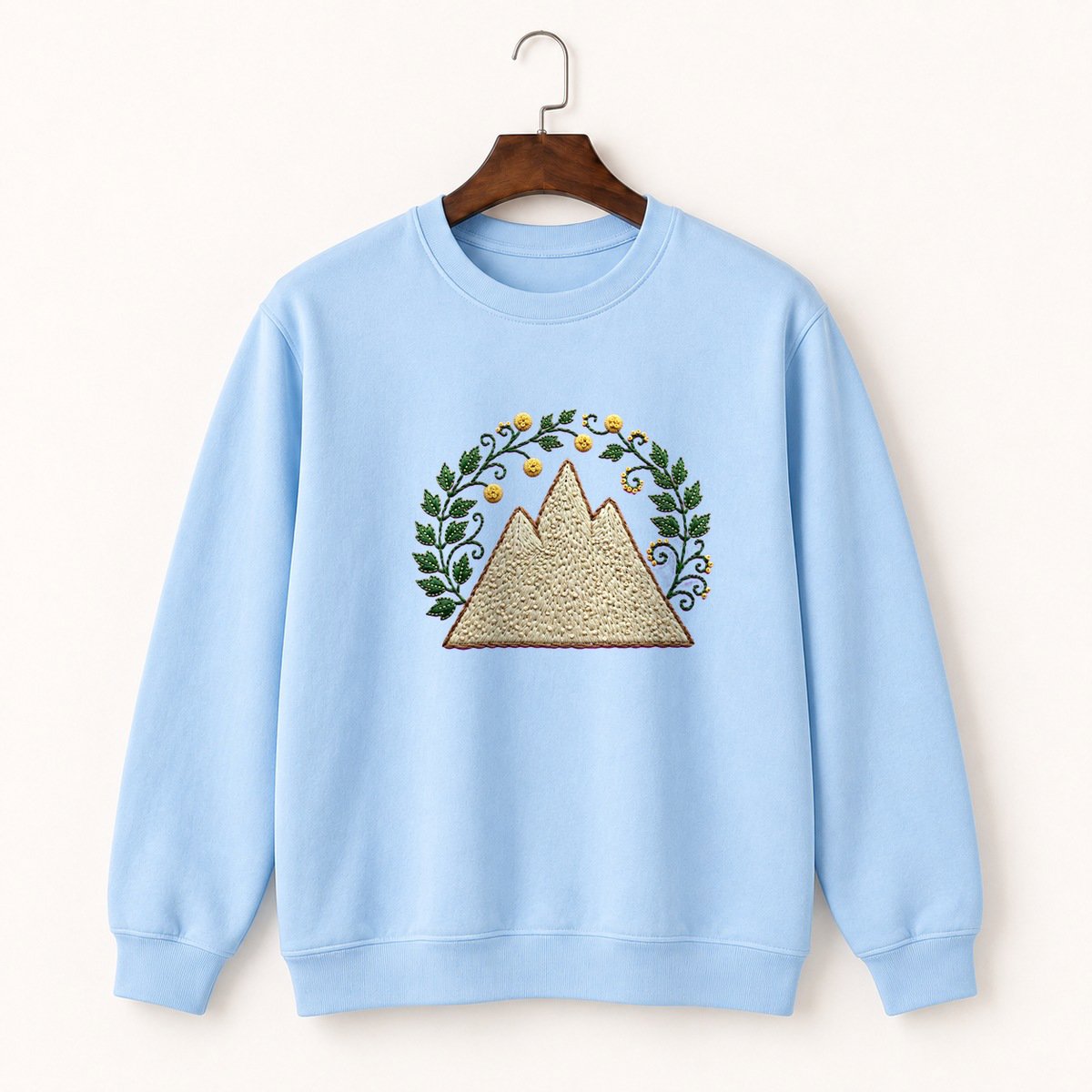 Grand Teton Mountain Crewneck Sweatshirt 1