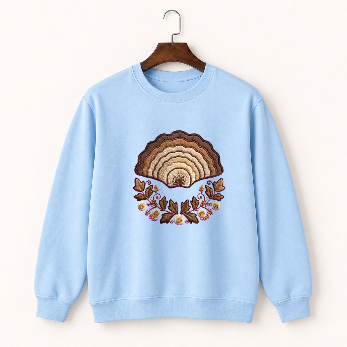 Turkey Tail Mushroom Crewneck Sweatshirt 1