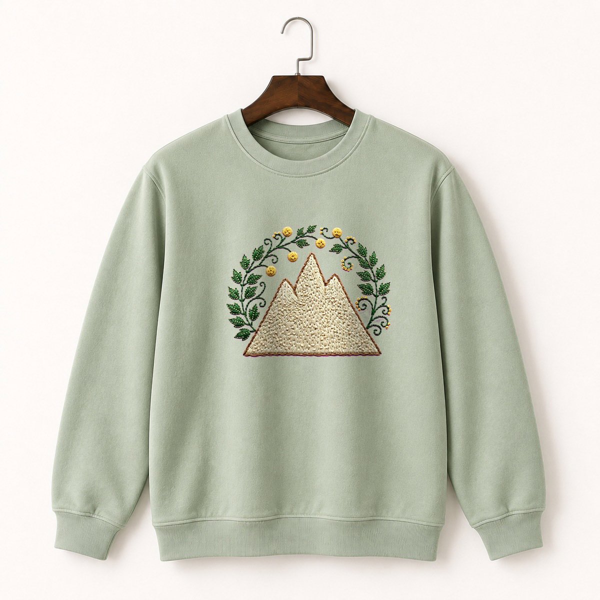 Grand Teton Mountain Crewneck Sweatshirt 2