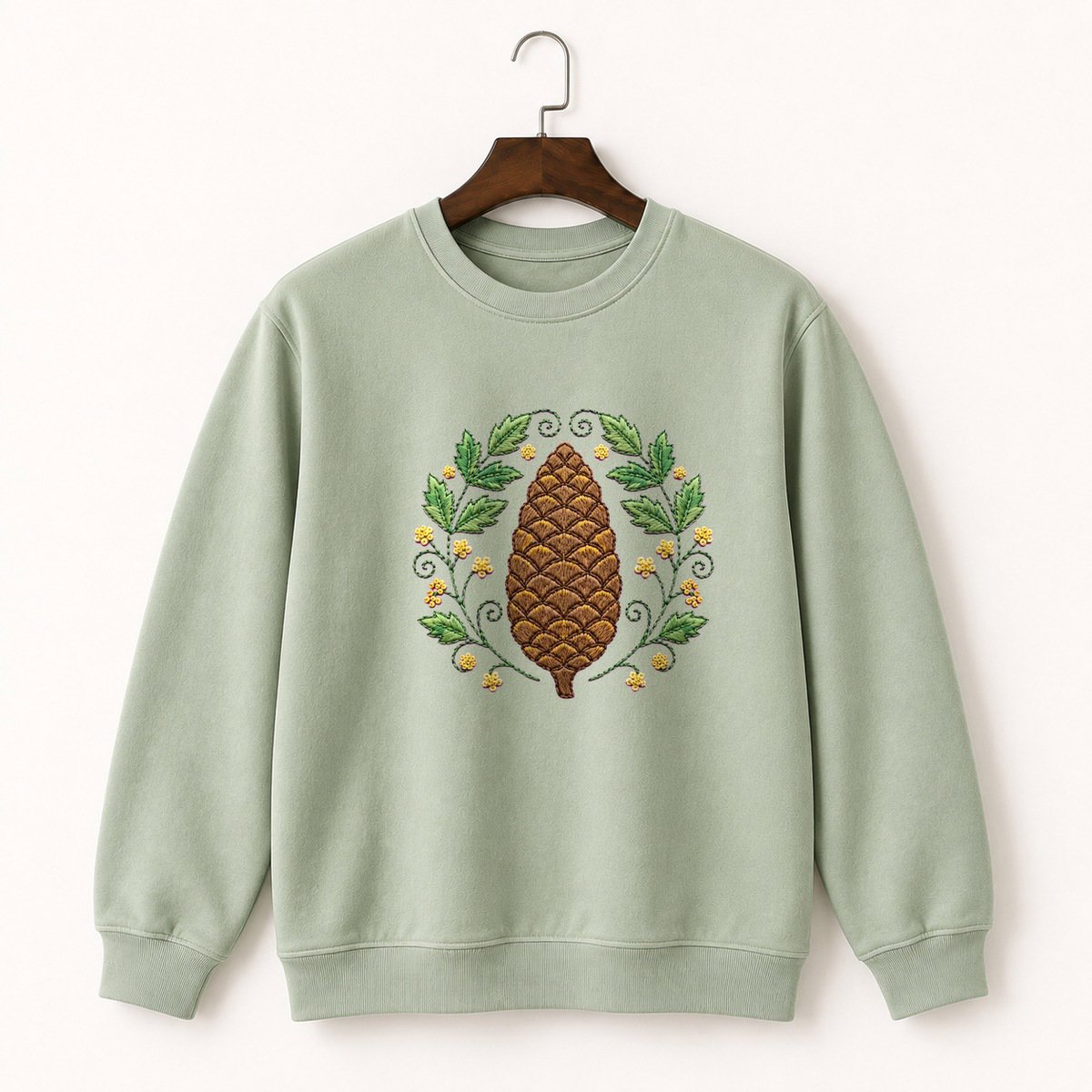 Fir Cone Crewneck Sweatshirt 2