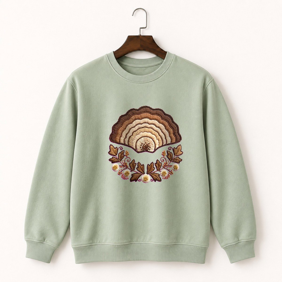 Turkey Tail Mushroom Crewneck Sweatshirt 2