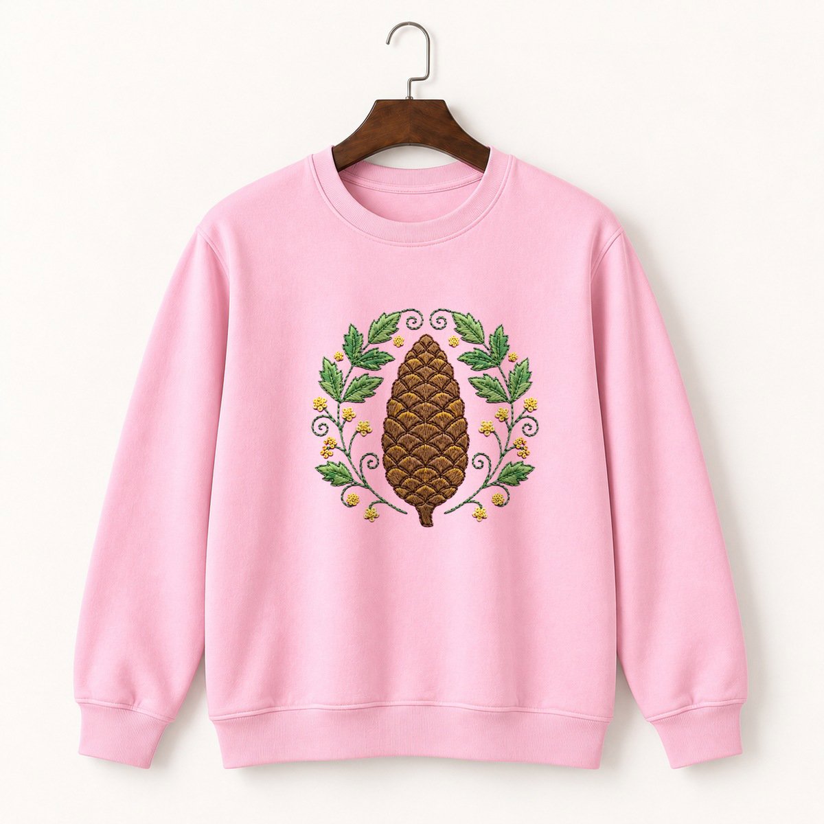 Fir Cone Crewneck Sweatshirt 4