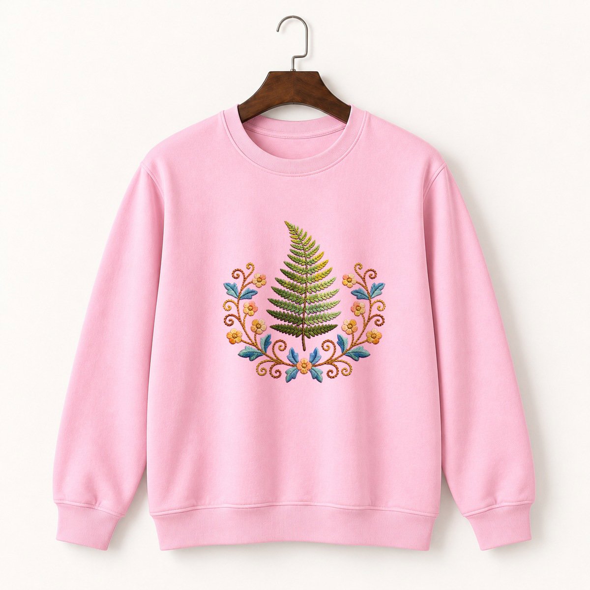 Fern Frond Crewneck Sweatshirt 4