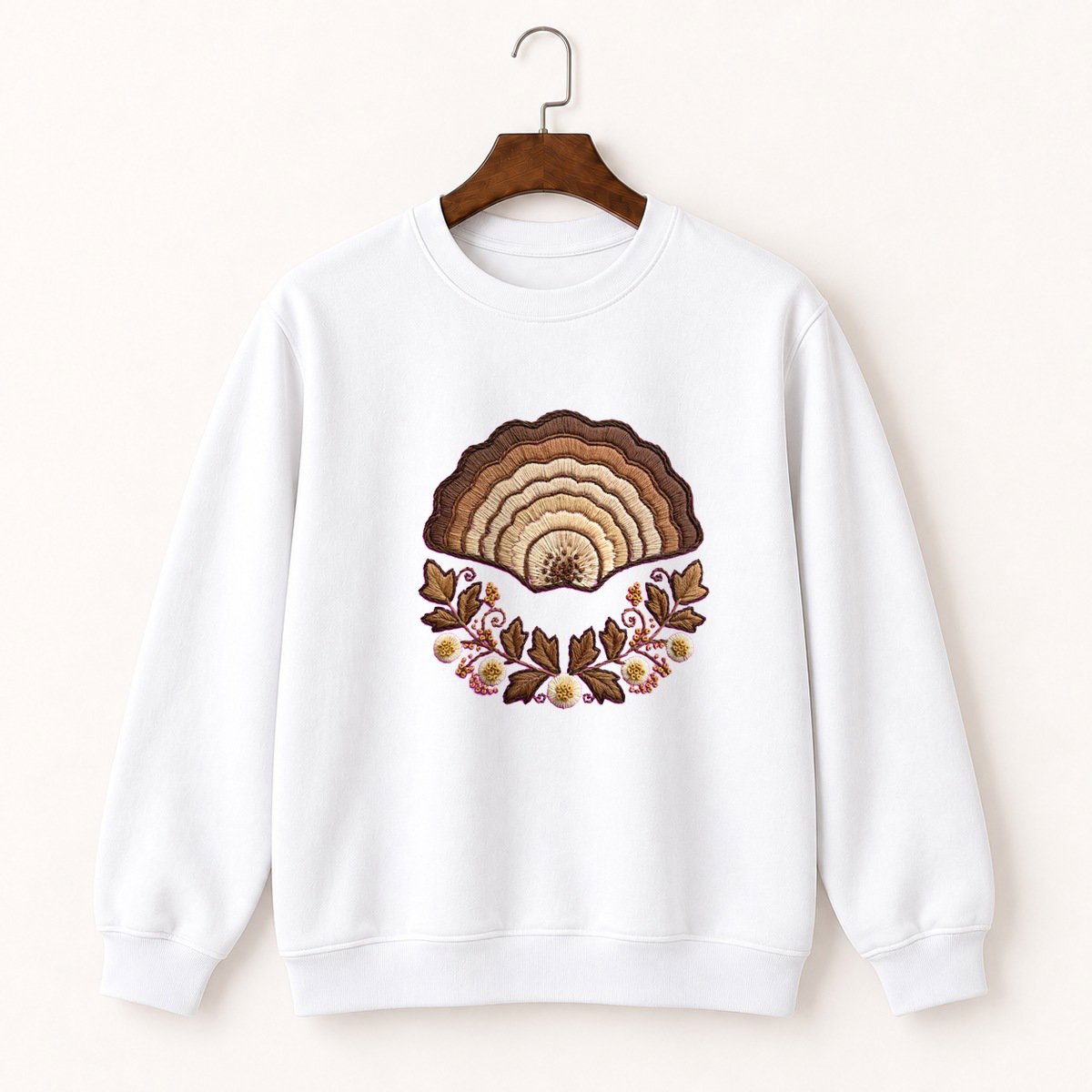 Turkey Tail Mushroom Crewneck Sweatshirt 5