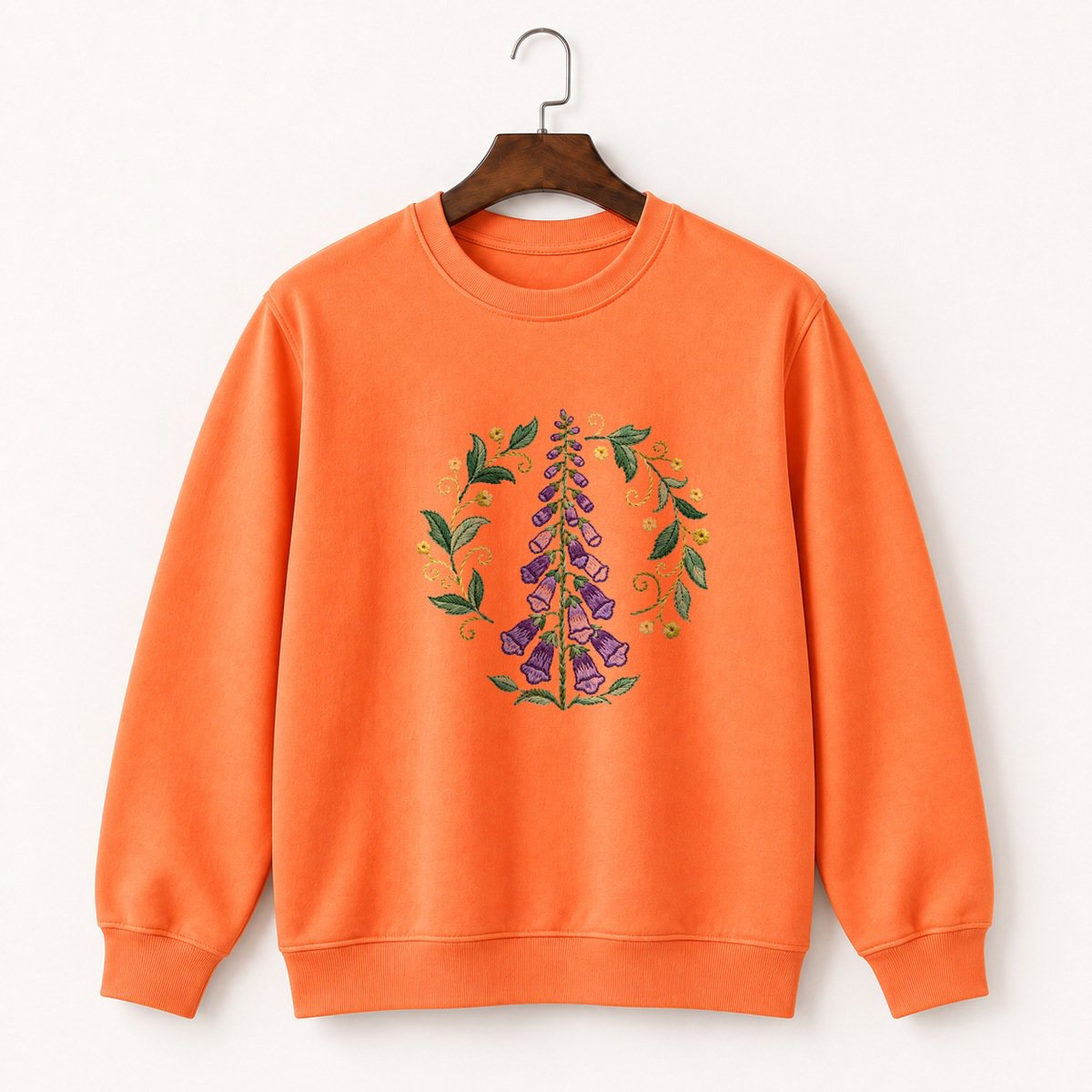Foxglove Flower Crewneck Sweatshirt 3