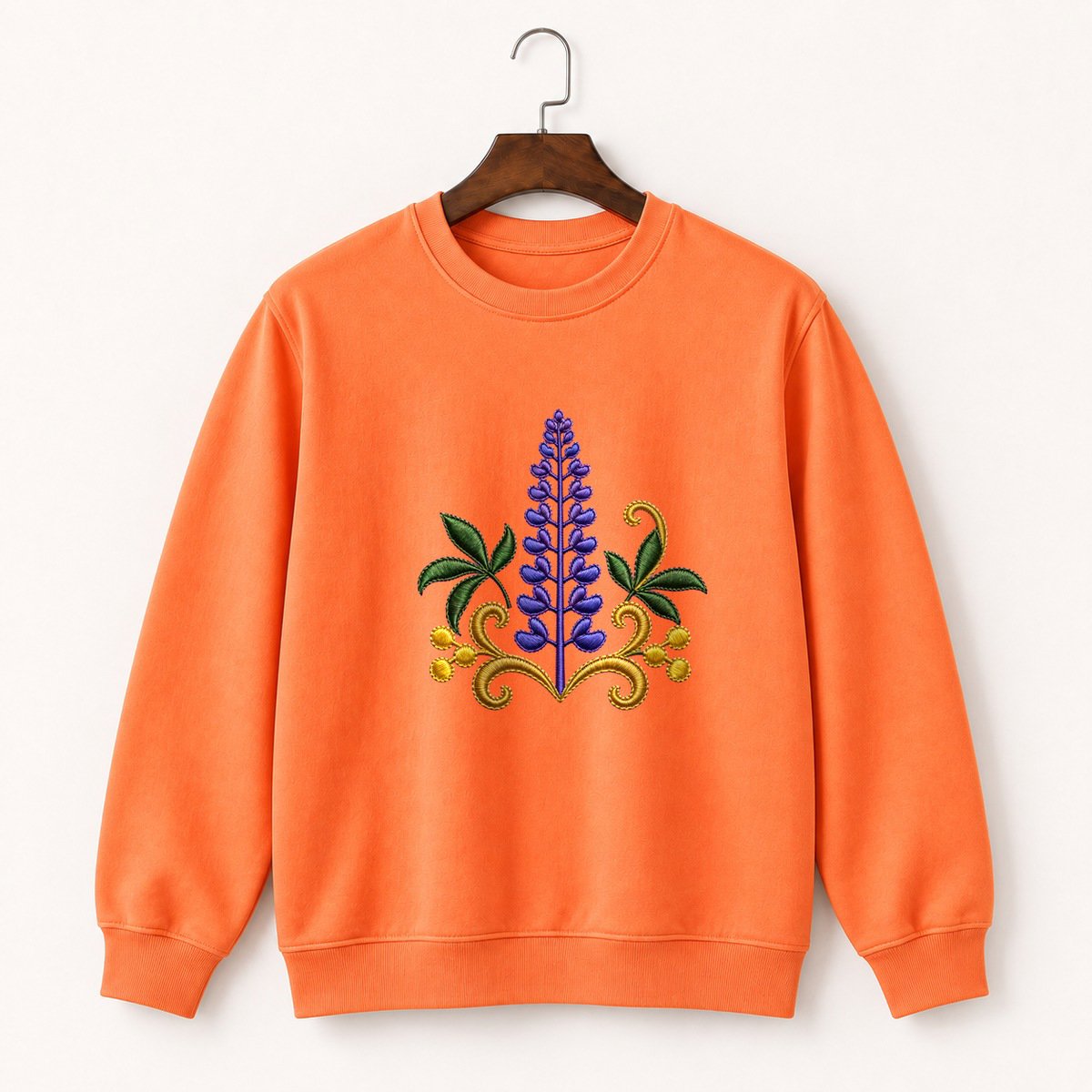 Lupine Wildflower Crewneck Sweatshirt 3