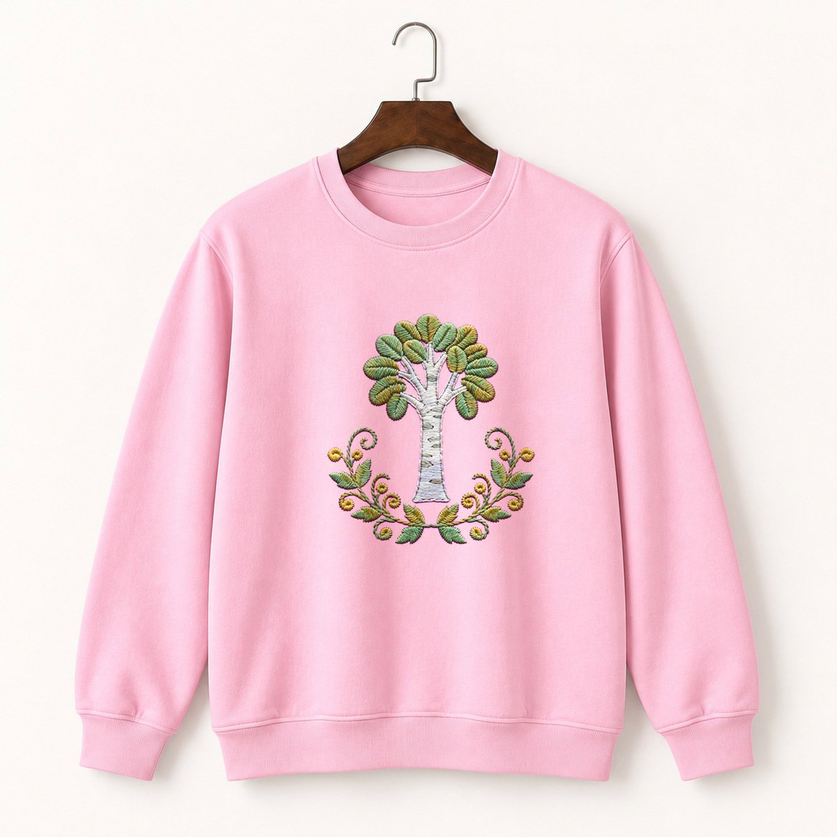 Birch Tree Crewneck Sweatshirt 4