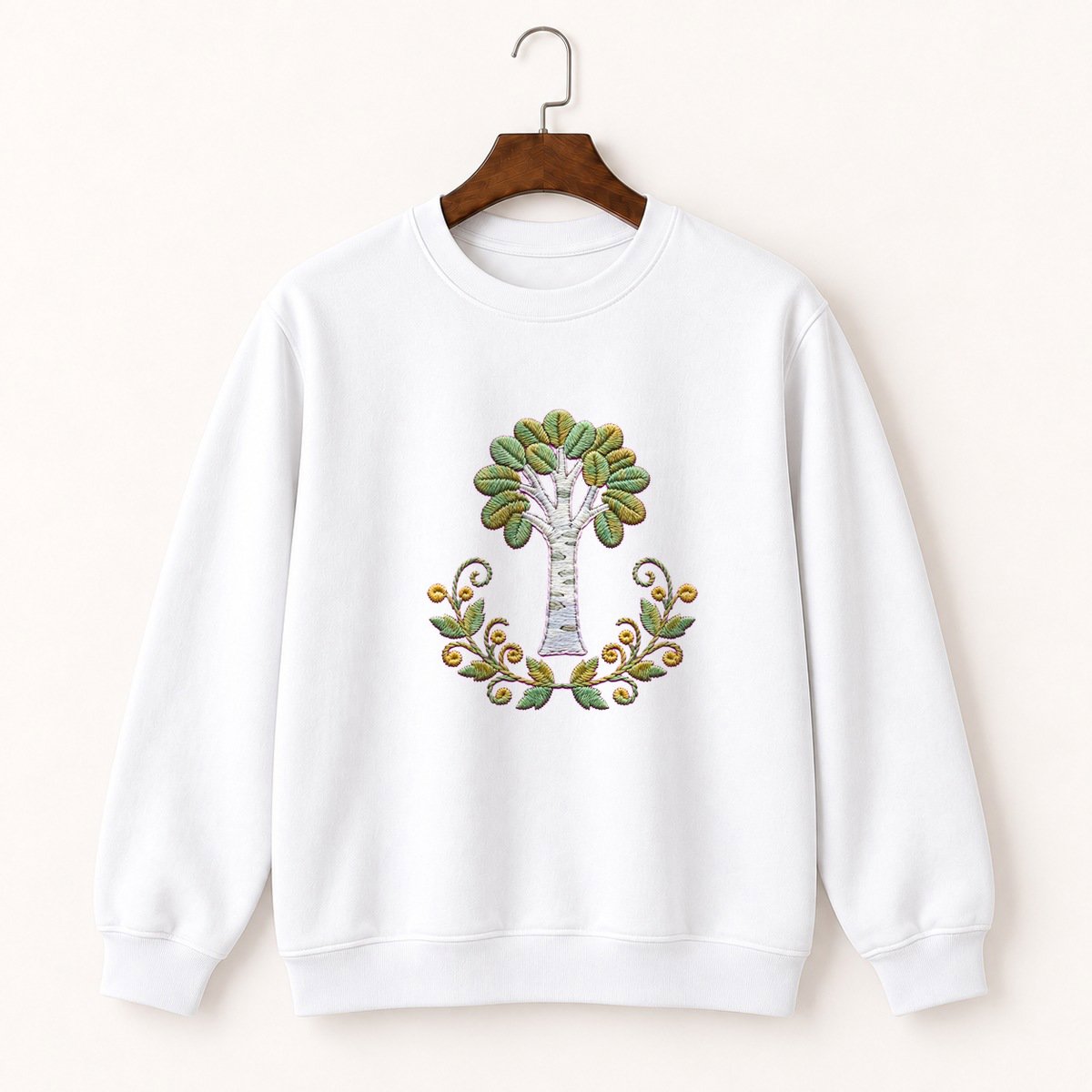 Birch Tree Crewneck Sweatshirt 5