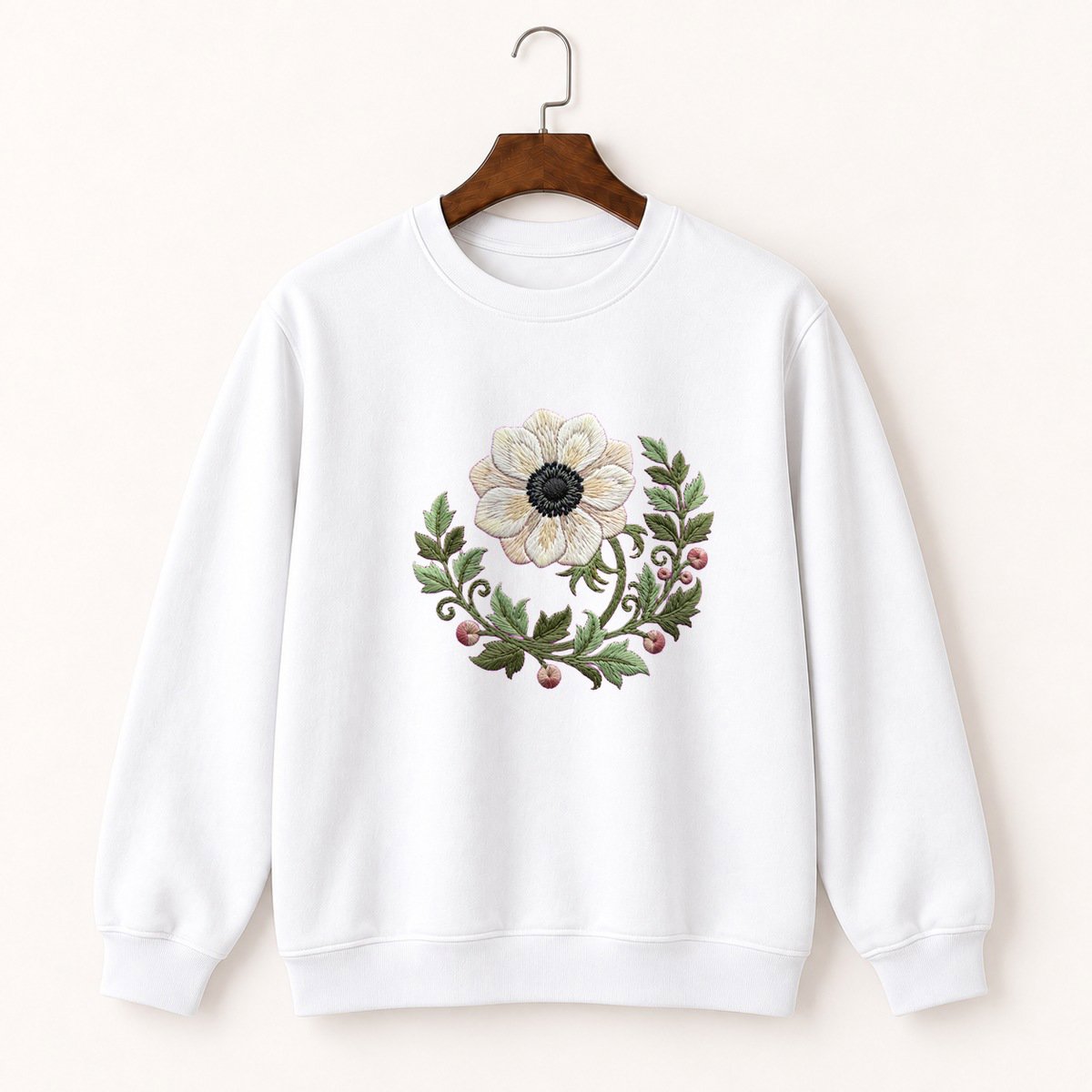 Anemone Flower Crewneck Sweatshirt 5