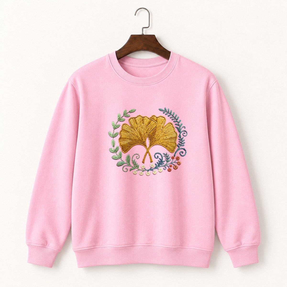 Ginkgo Leaf Crewneck Sweatshirt 4
