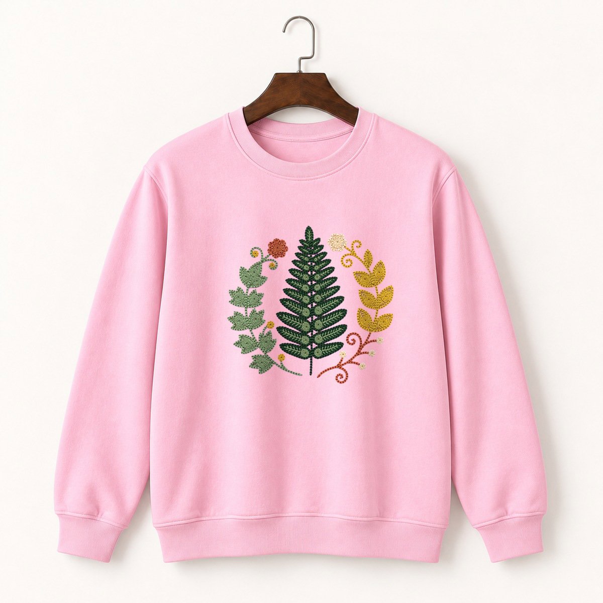 Fern Frond Crewneck Sweatshirt 4