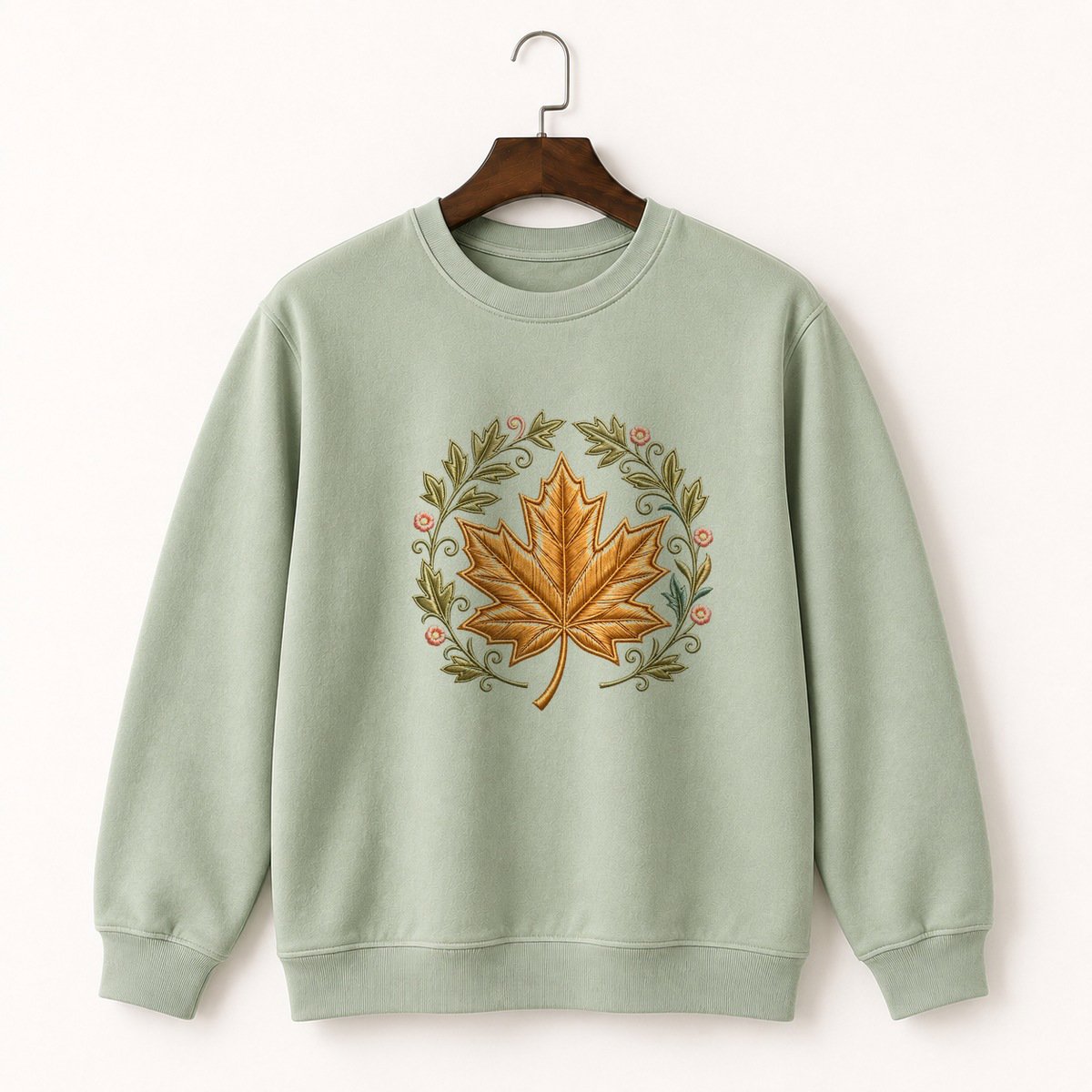 Maple Leaf Crewneck Sweatshirt 2