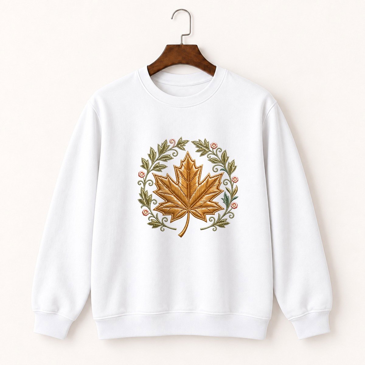 Maple Leaf Crewneck Sweatshirt 5