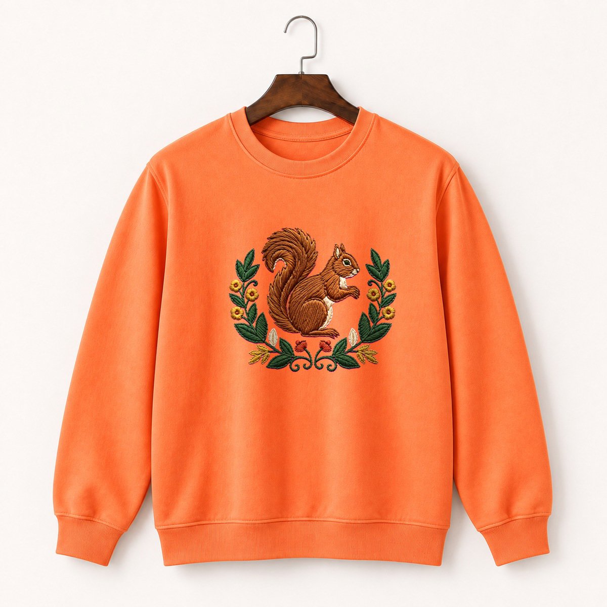 Woodland Squirrel Crewneck Sweatshirt 3