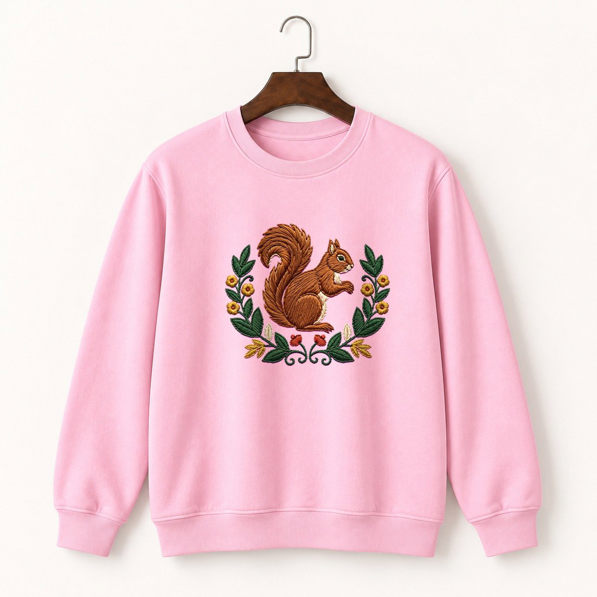 Woodland Squirrel Crewneck Sweatshirt 4